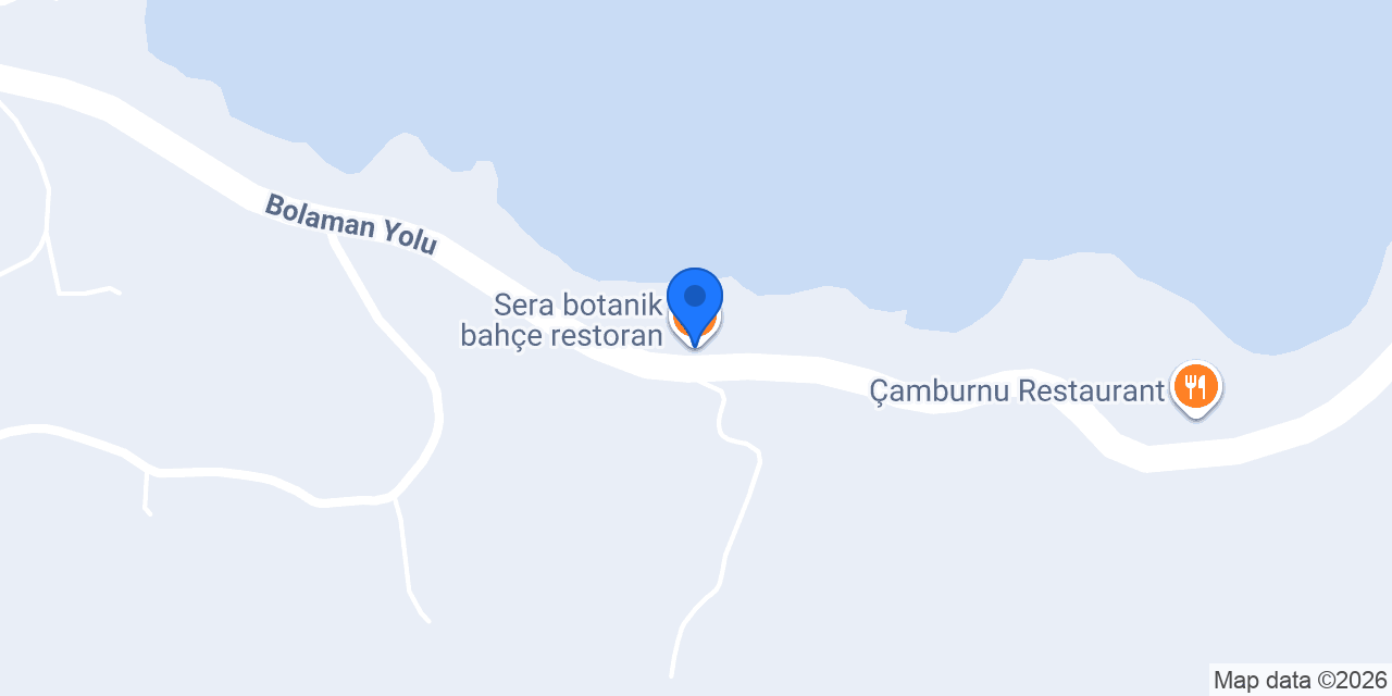Sera botanik bahçe restoran konumu