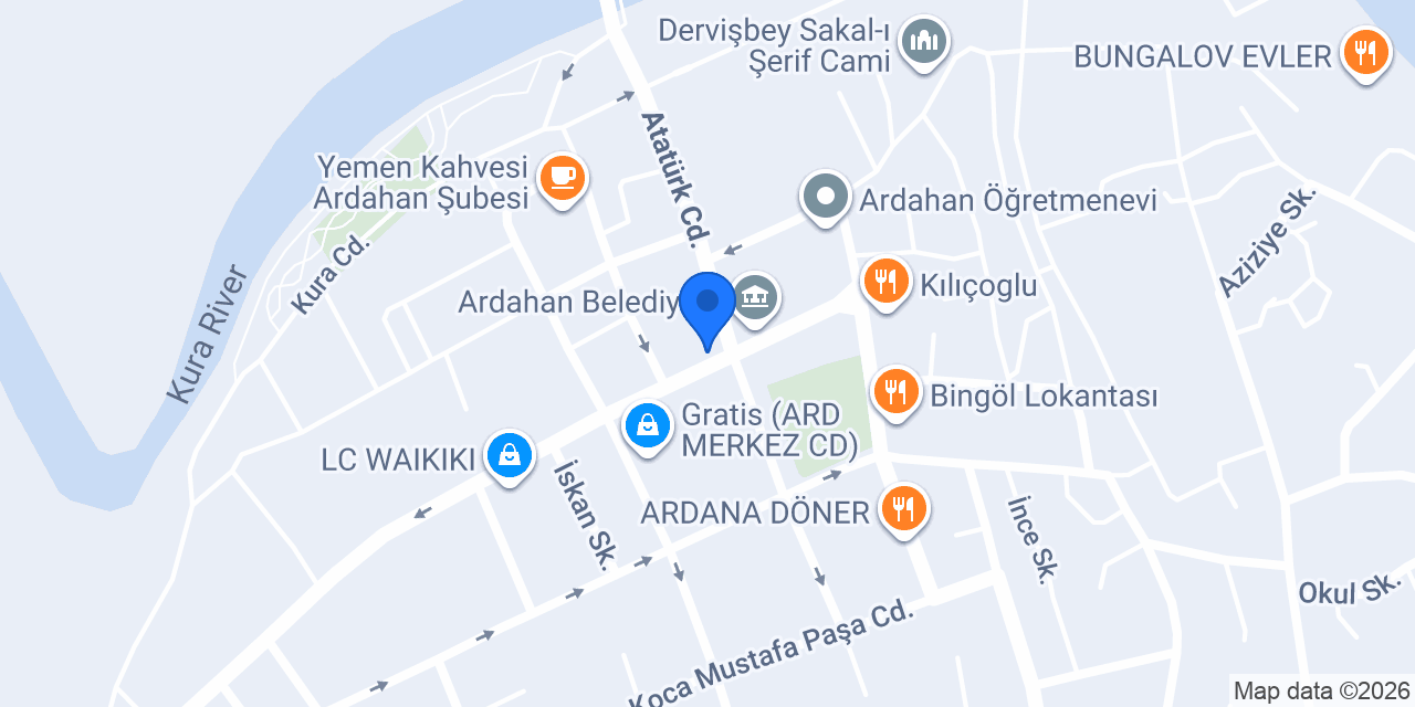 ARDAHAN ÇİÇEKÇİLİK ORKİDE konumu