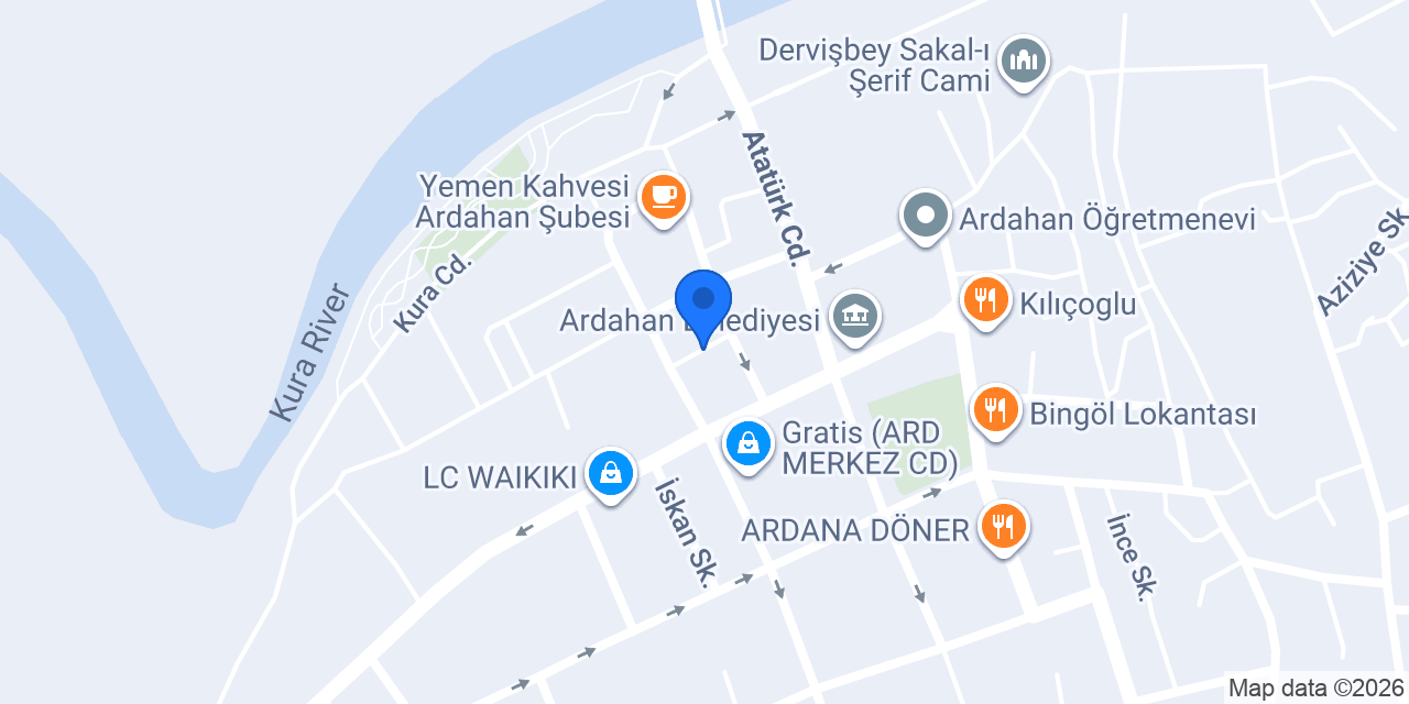 Serbest Muhasebeci Baycan Atmaca konumu