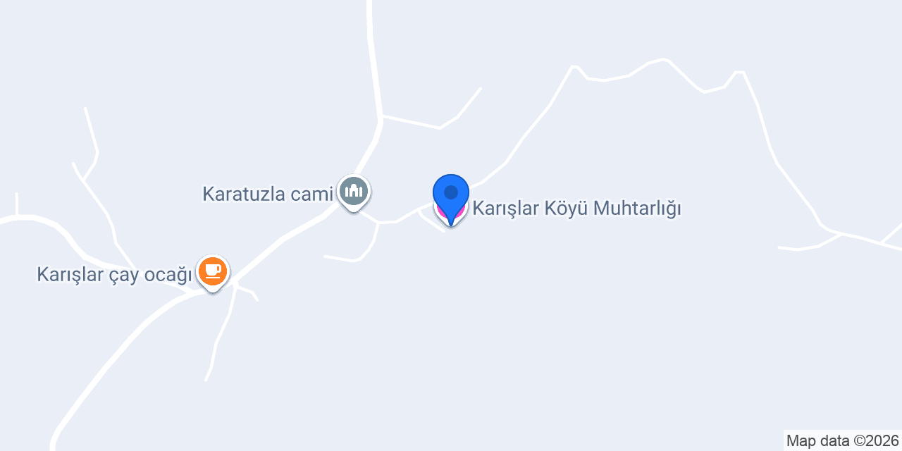 Karışlar Köyü Muhtarlığı konumu