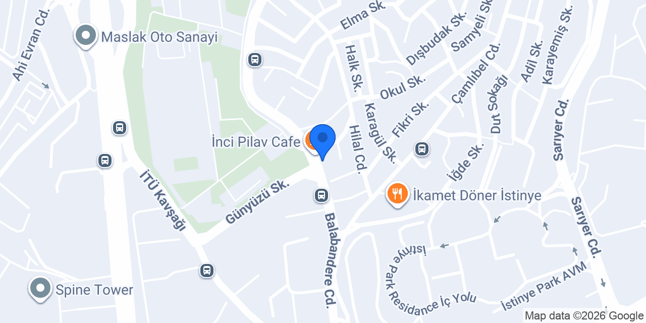 İnci Pilav Cafe konumu