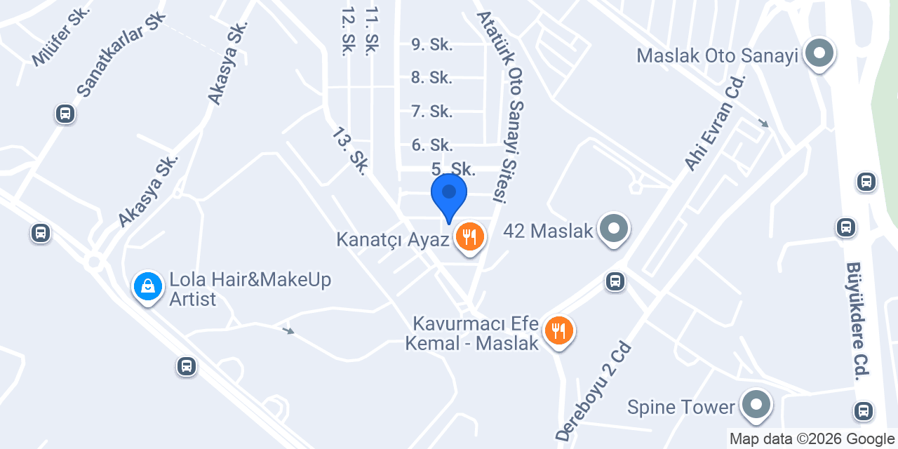 Aynauto Maslak konumu