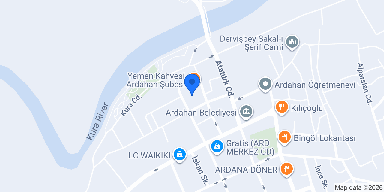 ARDAHAN BASKI DÜKKANI konumu
