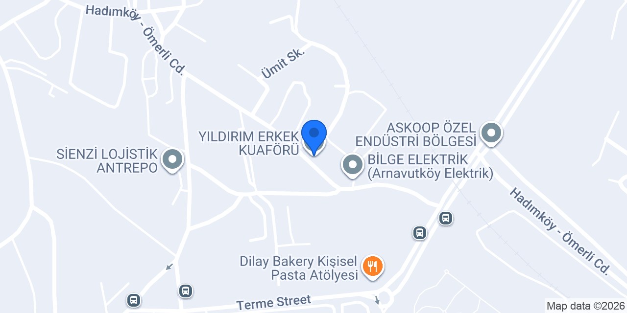 YILDIRIM ERKEK KUAFÖRÜ konumu