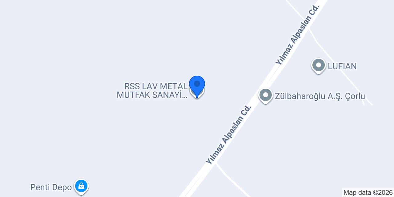 RSS LAV METAL MUTFAK SANAYİ TİCARET LİMİTED ŞİRKETİ konumu