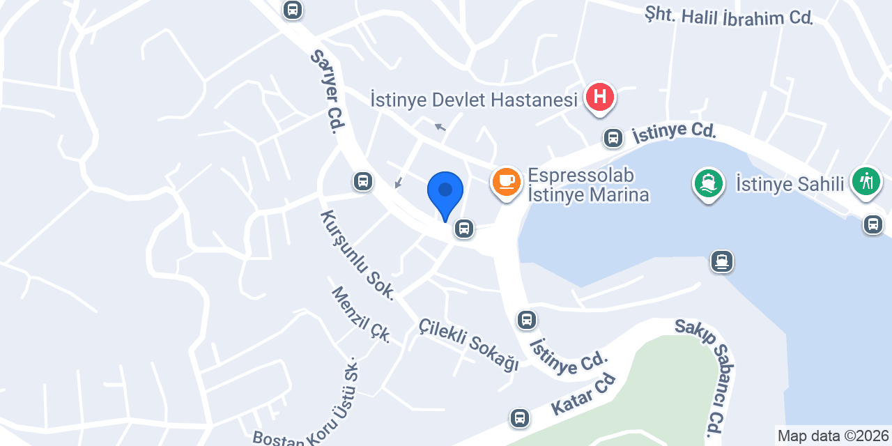 İSTİNYE KÖRFEZ OTEL konumu