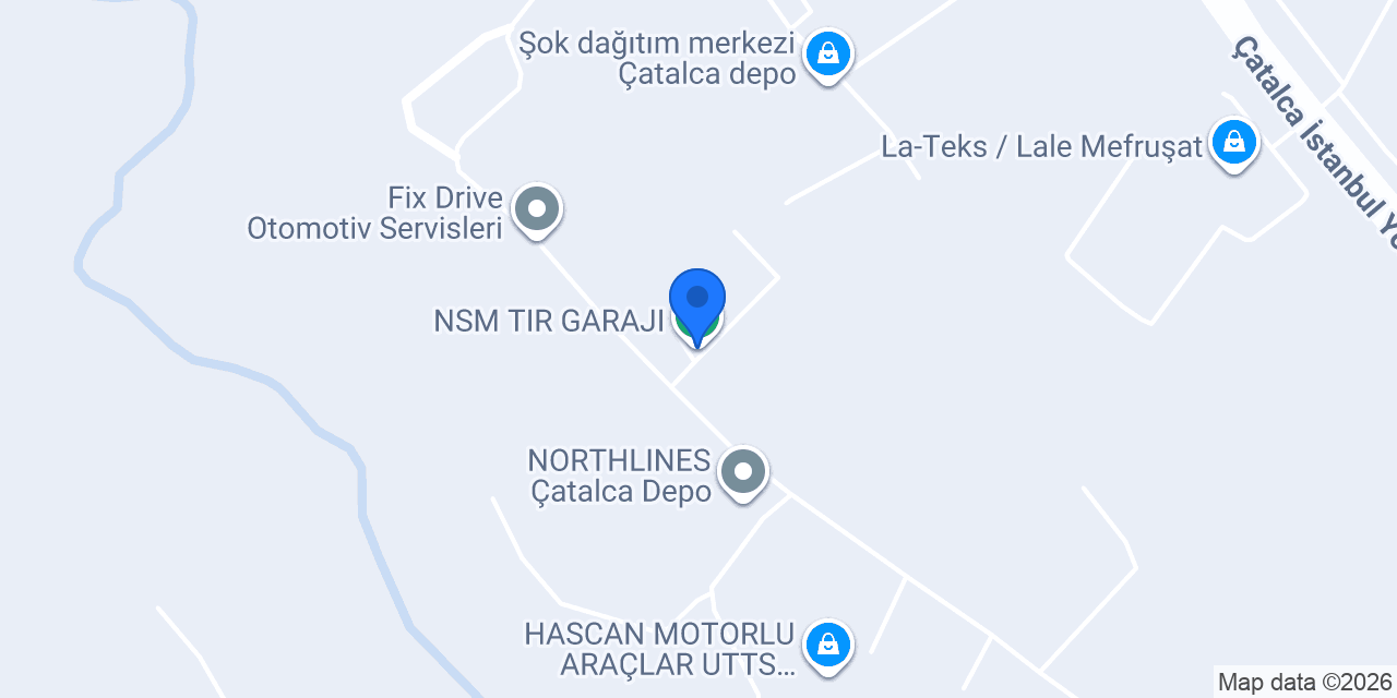 NSM TIR GARAJI konumu