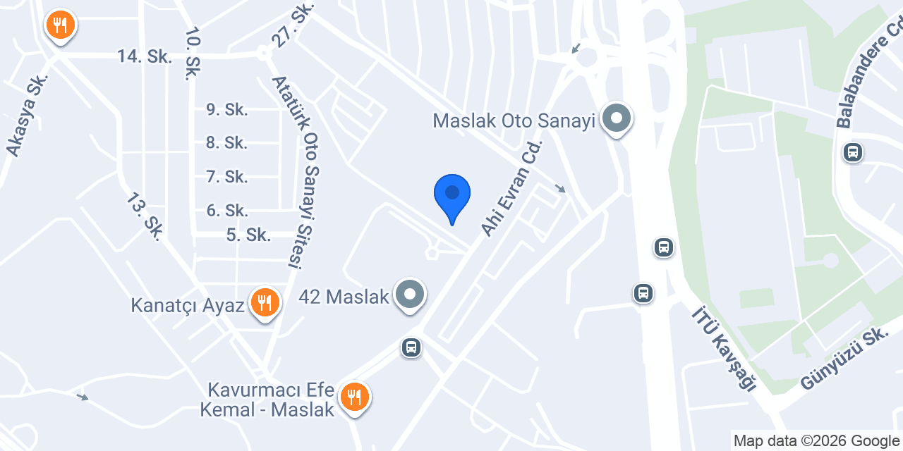 Maslak Eczanesi konumu
