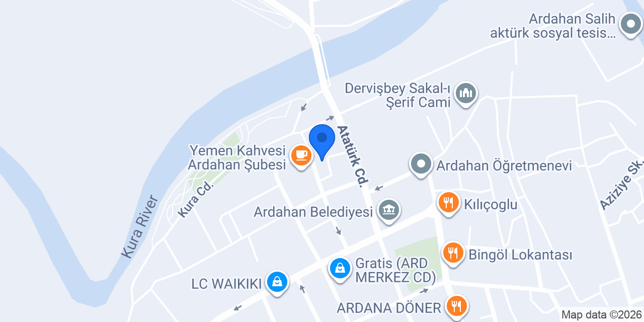 Ardahan Şit İnşaat konumu