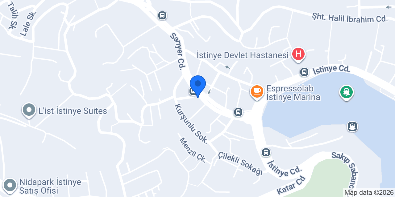 Aras Kargo İstinye Şubesi konumu