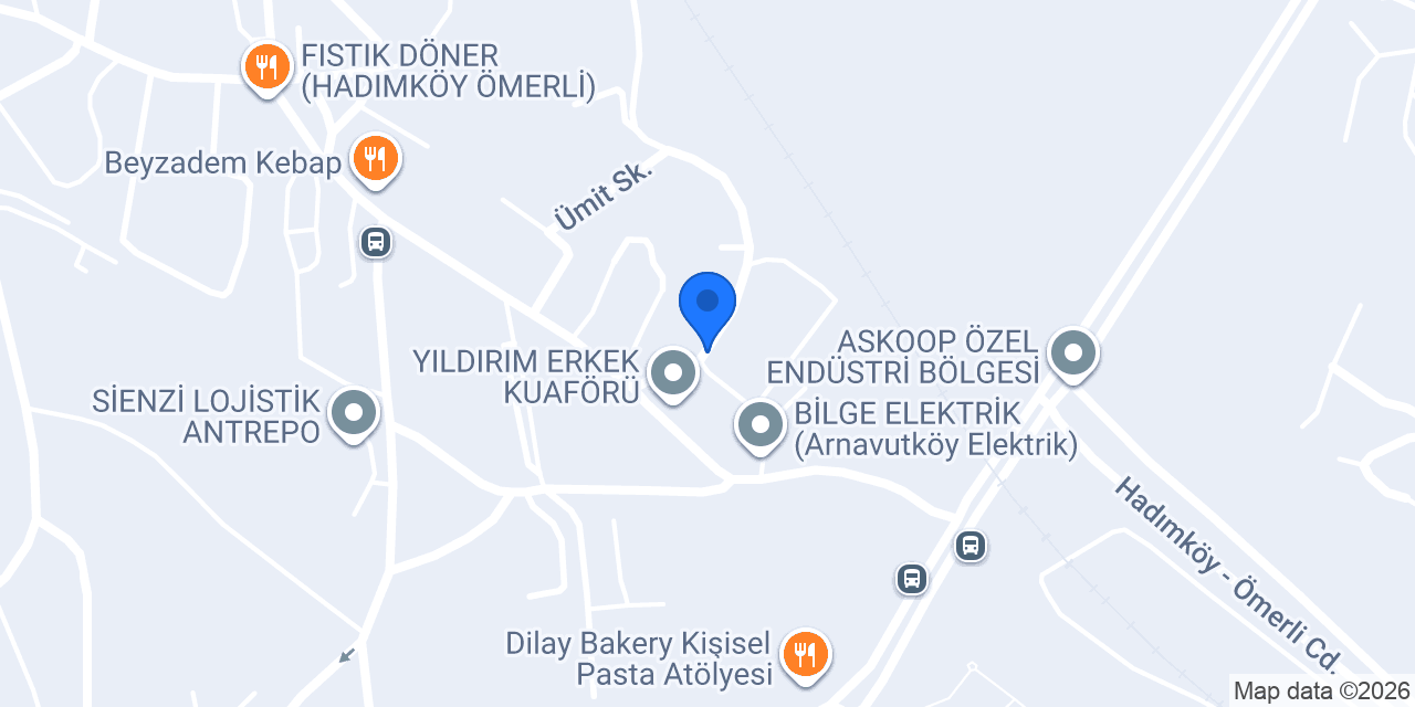 ONR GROUP MÜHENDİSLİK ve ENDÜSTRİYEL ÜRÜNLER TİC. LTD. ŞTİ. konumu