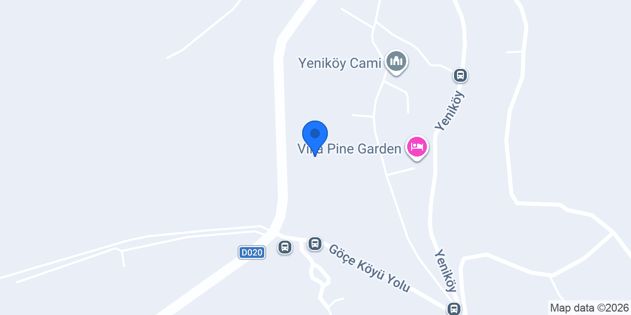 Canan Motel konumu