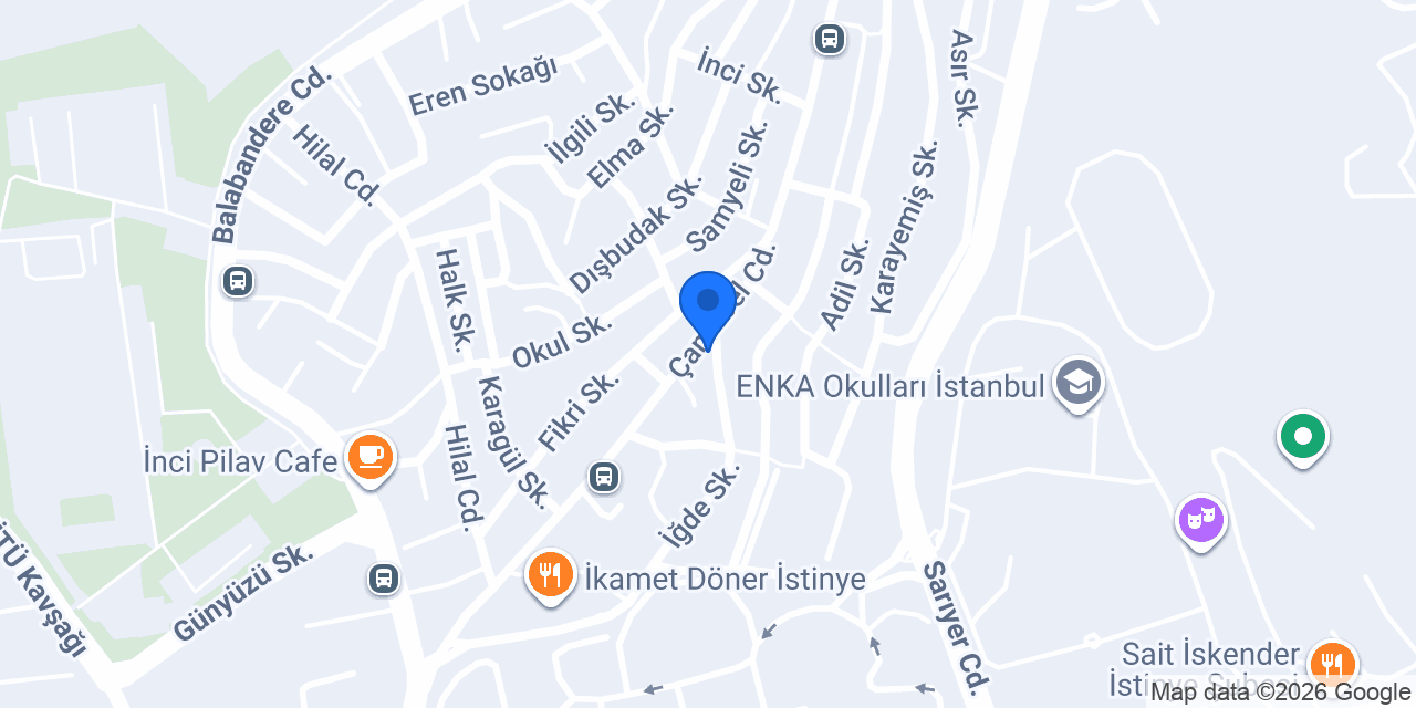 İstinye Beyaz Eczanesi konumu