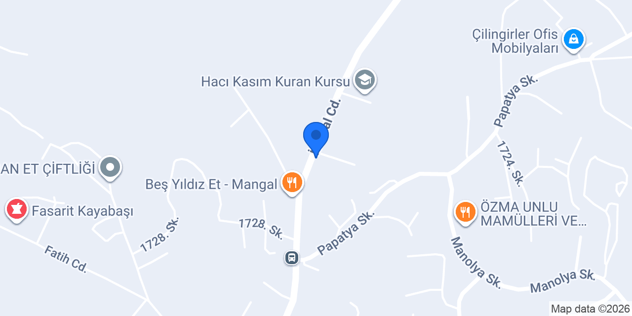 Kayabaşı oto Lastik konumu