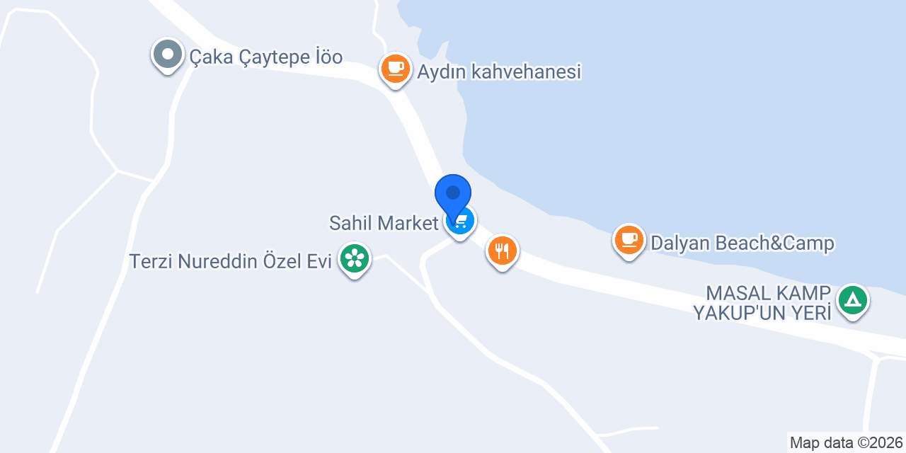 Çaka Kahvehanesi konumu