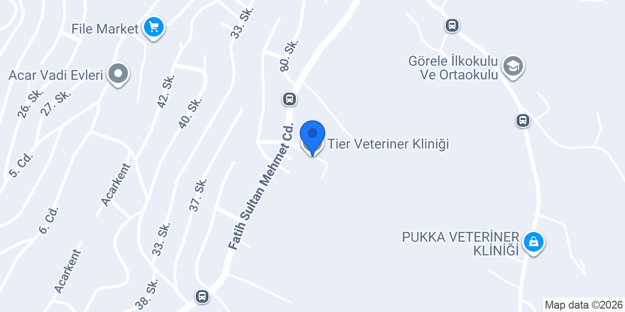 Tier Veteriner Kliniği konumu