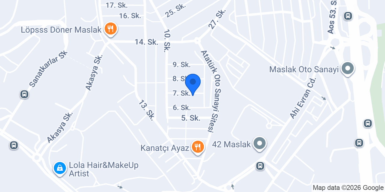 MBA GARAGE MASLAK konumu