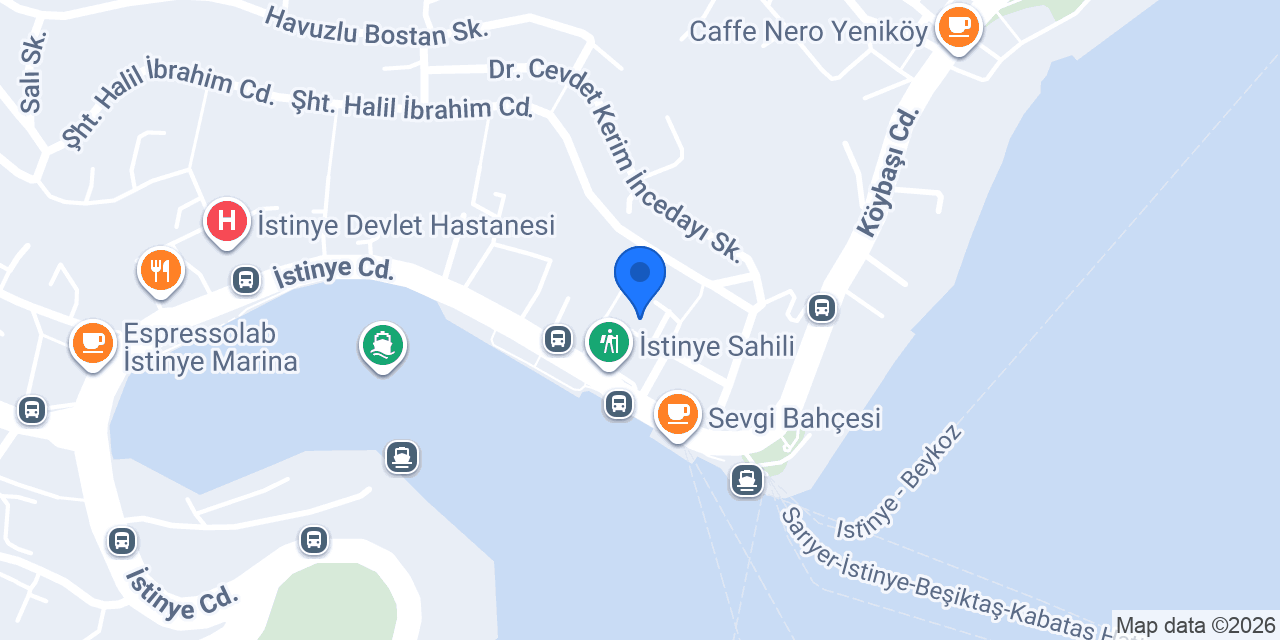 İSTİNYE GARAJ konumu