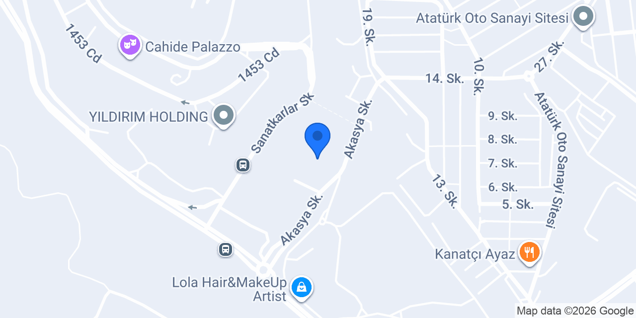 Aktepe Vip Showroom konumu