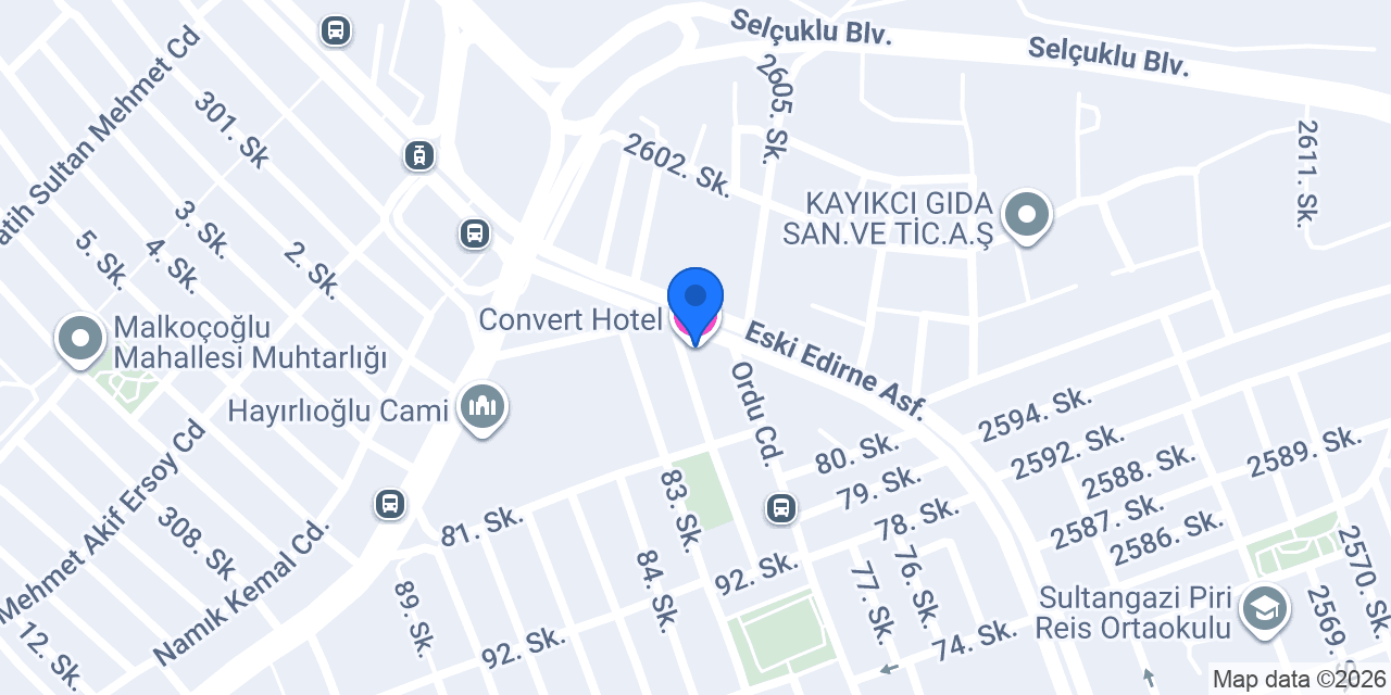 Convert Hotel konumu