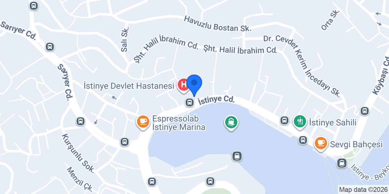 İstinye Ezgi Eczanesi konumu