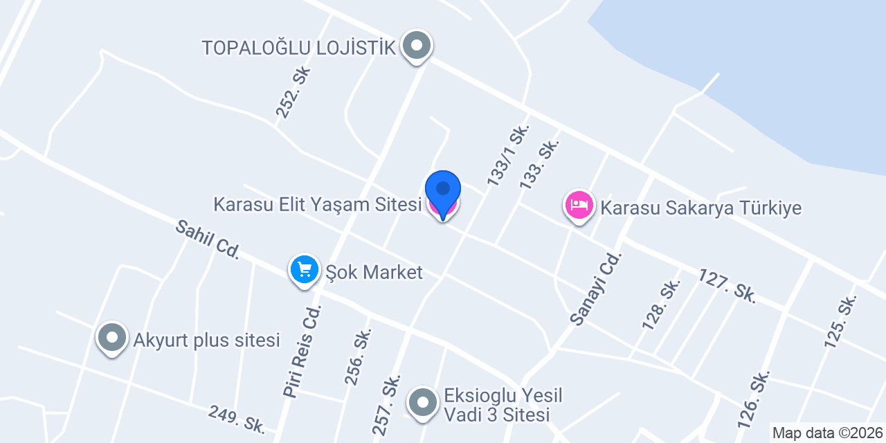 Karasu Elit Yaşam Sitesi konumu