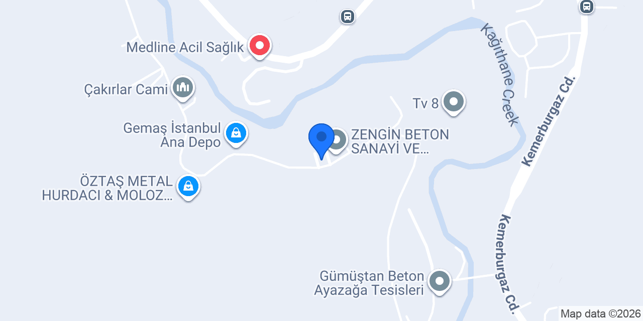 BR AYHAN BETON konumu