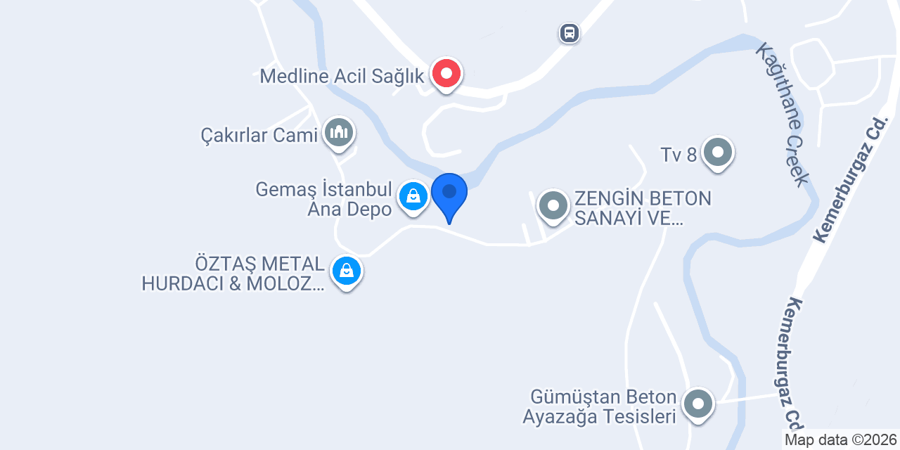 Gür Metal İnşaat Yapı San. Ve Tic. konumu
