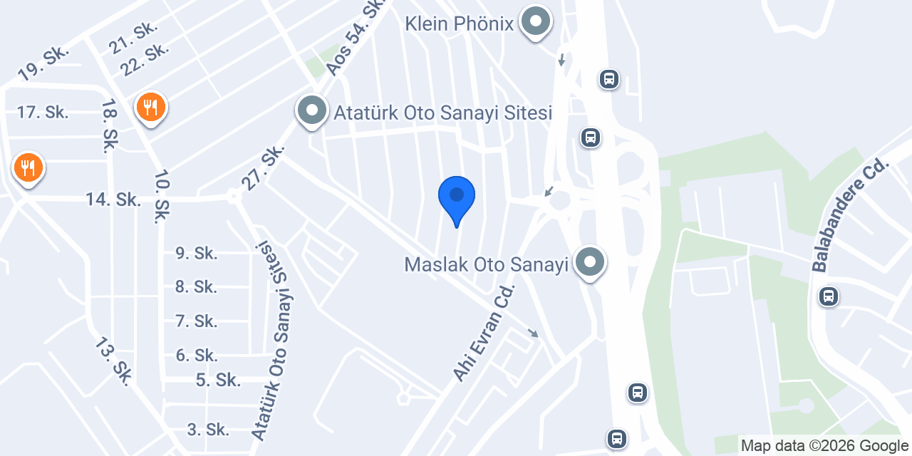 Teknik Yavuz Otomotiv konumu