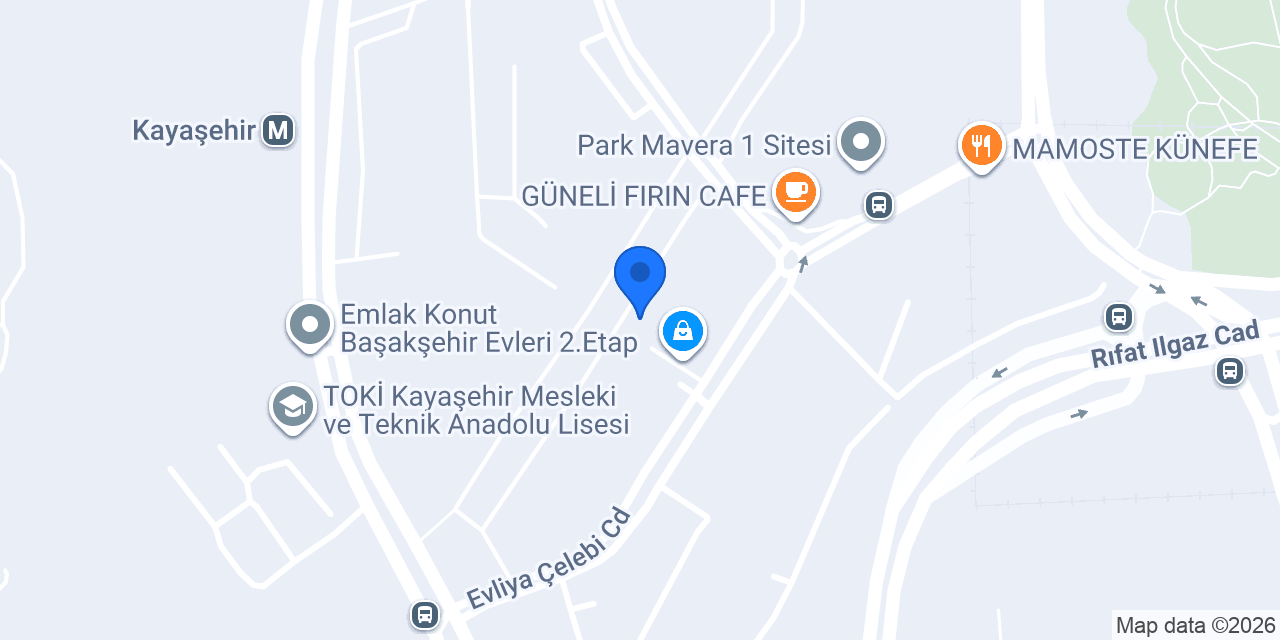Kuaför Öztürk başakşehir konumu