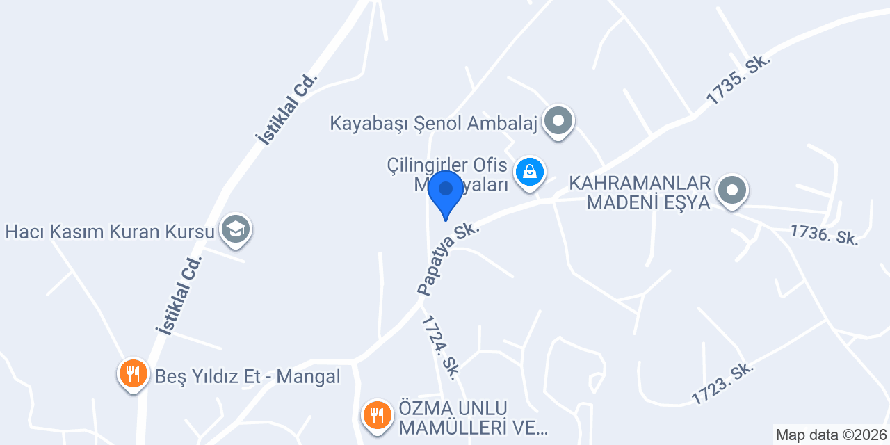 Huzur Ambalaj konumu