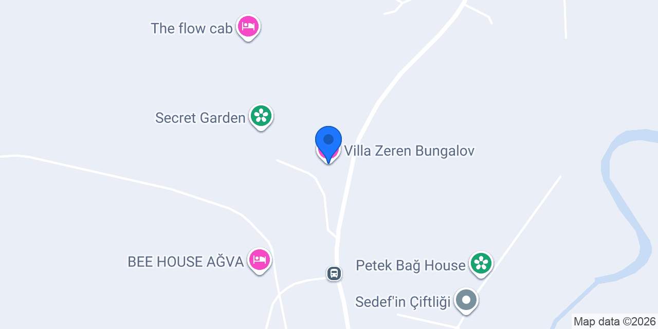 Villa Zeren Bungalov konumu