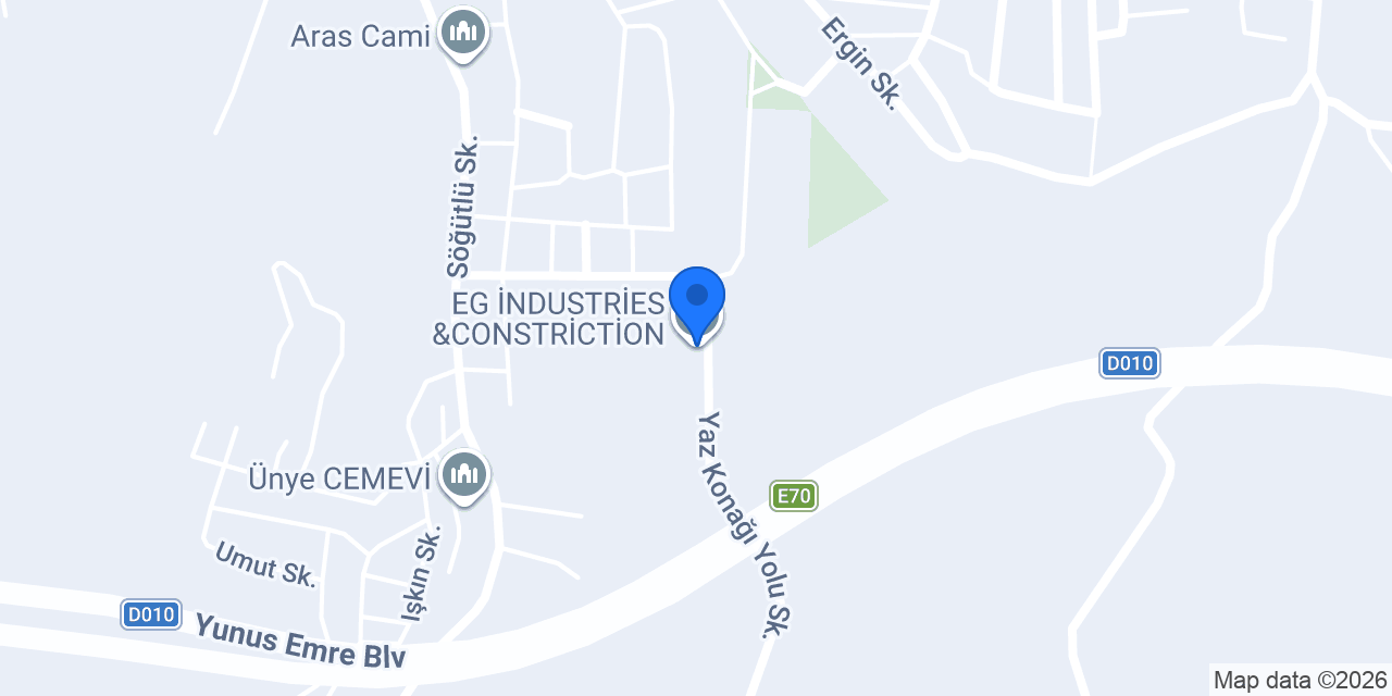 E. G. İNDUSTRİES &CONSTRİCTİON konumu