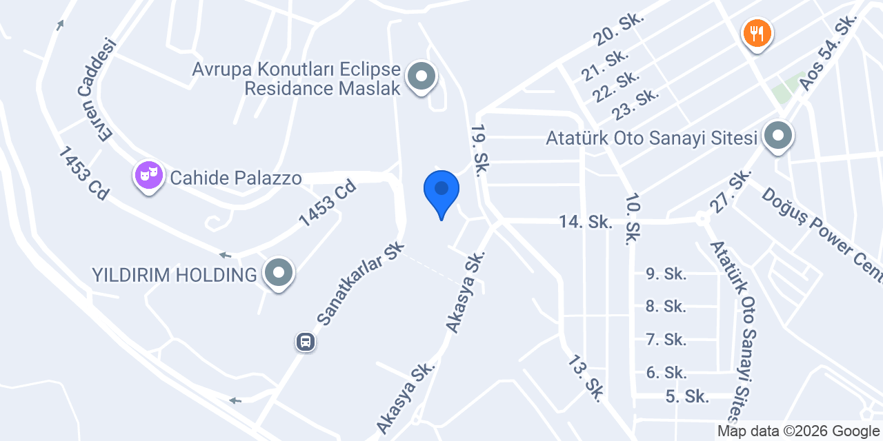 Workland Smart Office Solutions - Maslak Eclipse konumu