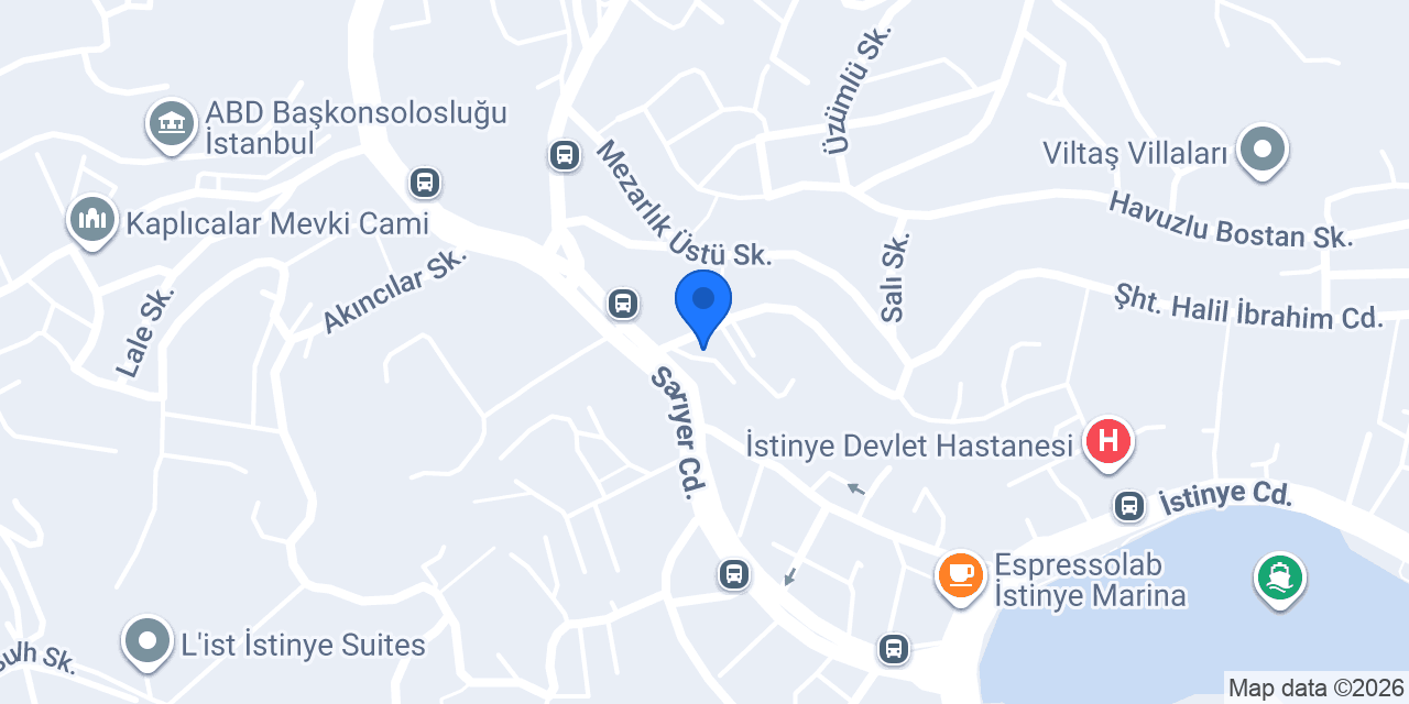 Midas İSTİNYE konumu