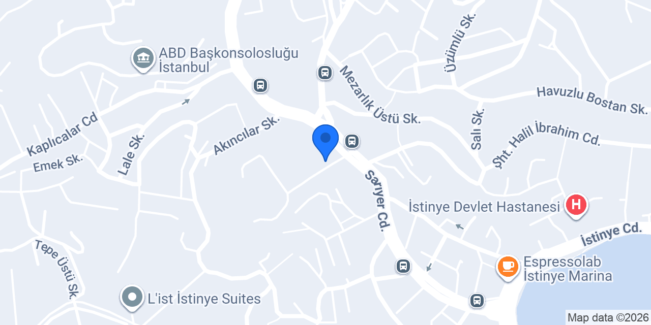 Mavi Eczanesi konumu