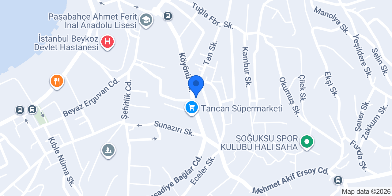 ŞÜKÜR TERZİHANESİ konumu