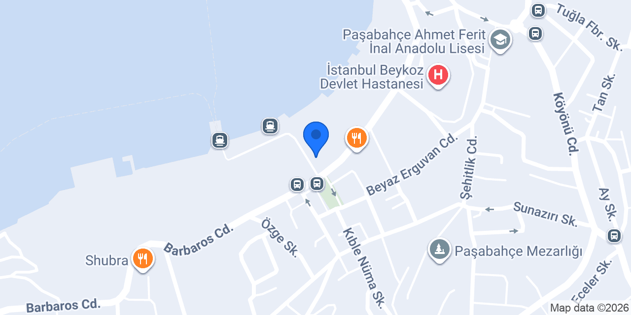 Paşabahçe pilavcısı konumu
