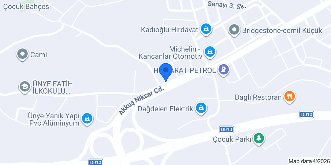 garaj52unye konumu