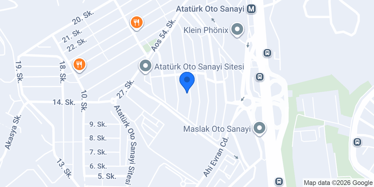 Maslak Otomotiv Servis konumu
