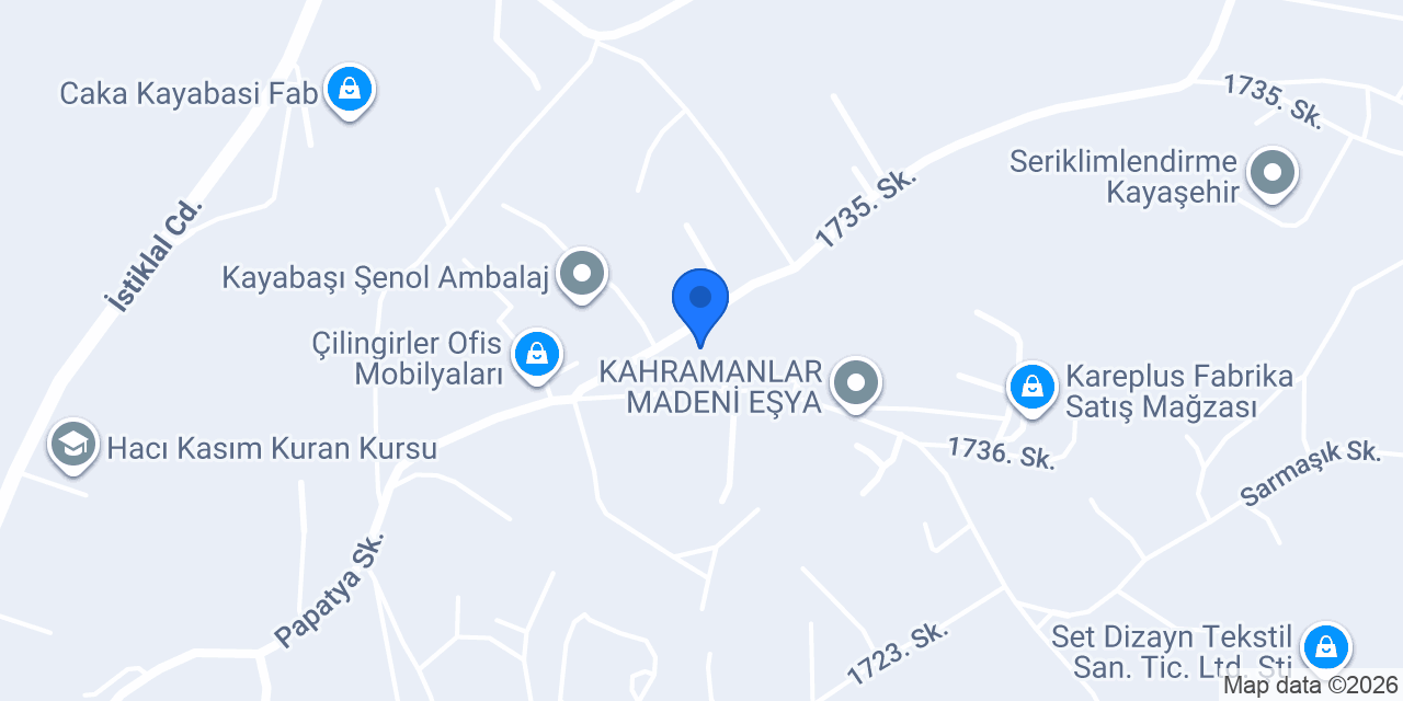 BOZTAŞ CIVATA SAN. TİC. LTD. ŞTİ. konumu