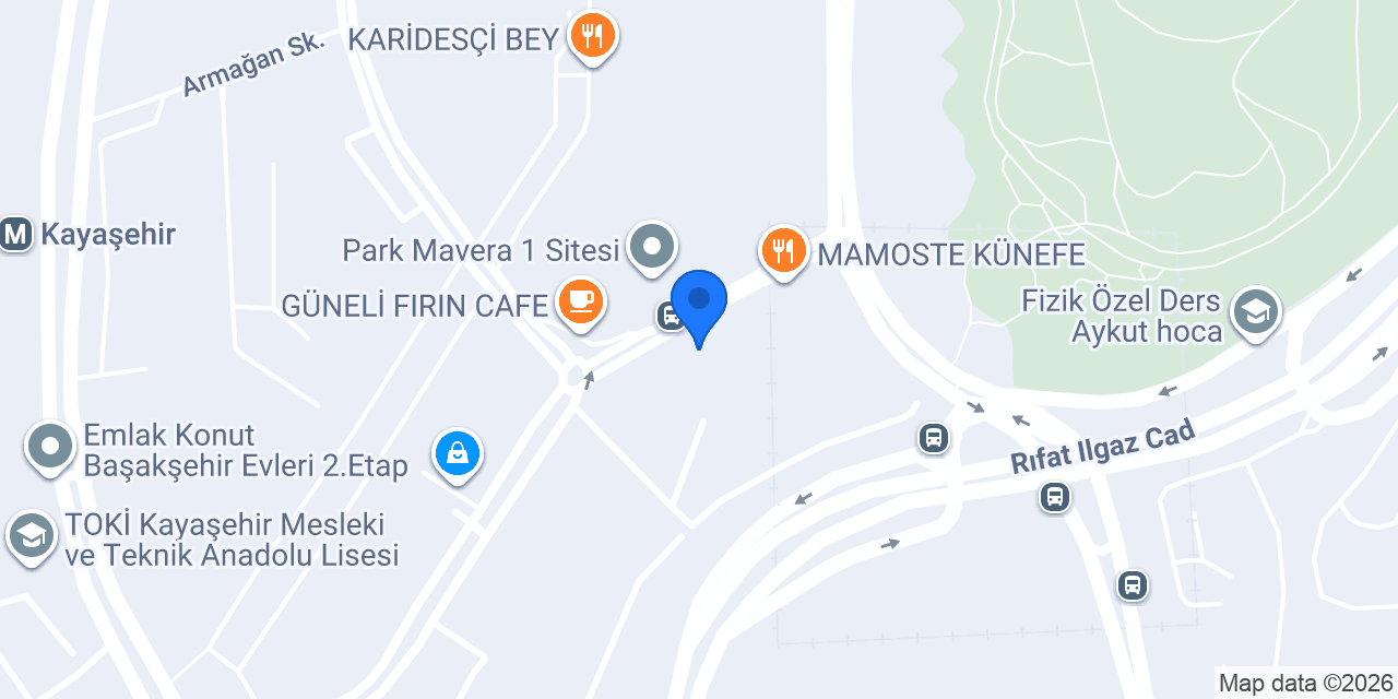 Özes Pilates Stüdio konumu