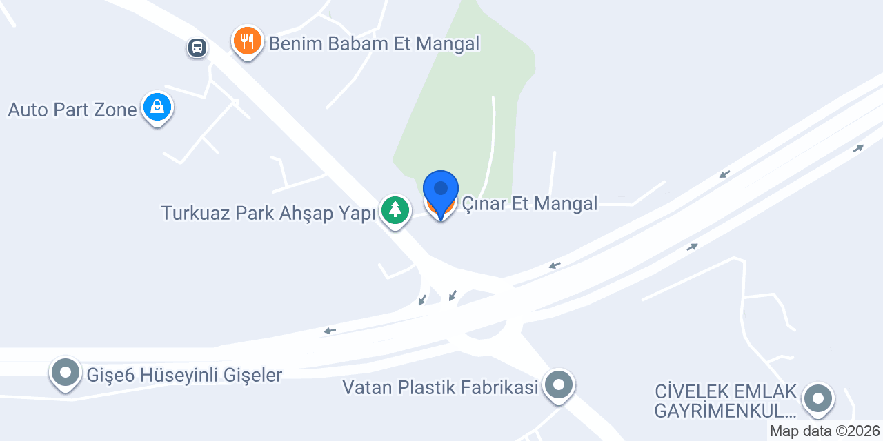 Çınar Et Mangal konumu