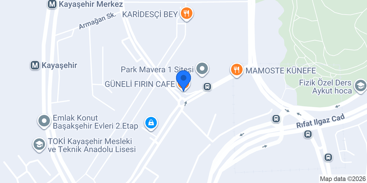GÜNELİ FIRIN CAFE konumu