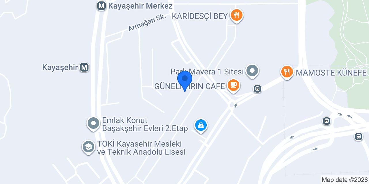 Enva Erkek Kuaförü konumu
