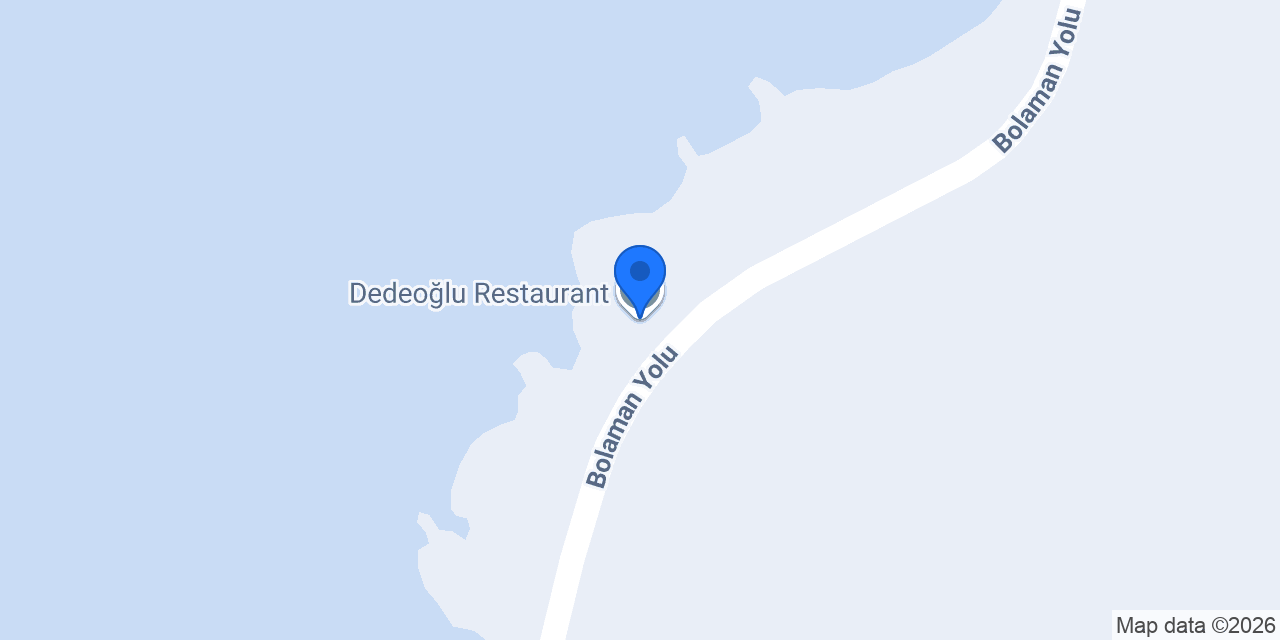 Dedeoğlu Restaurant konumu