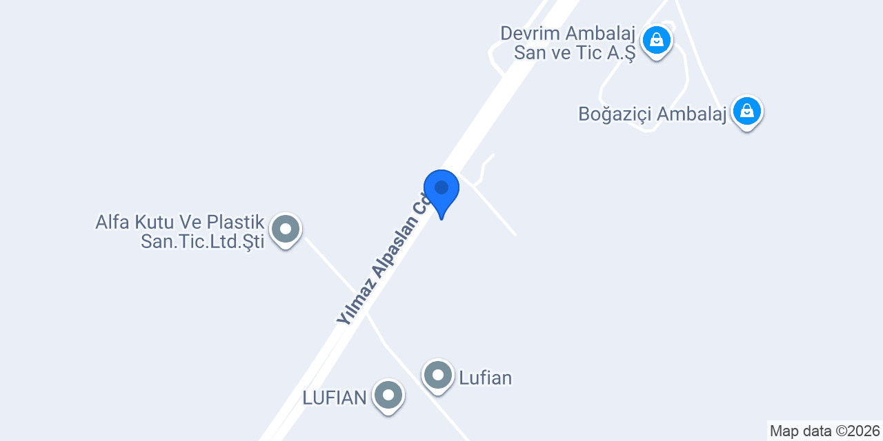 Kastamonu Plastik Çorlu Fabrika konumu