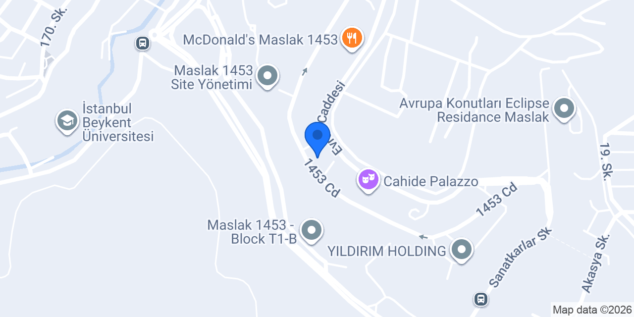 Aslı Maslak 1453 konumu