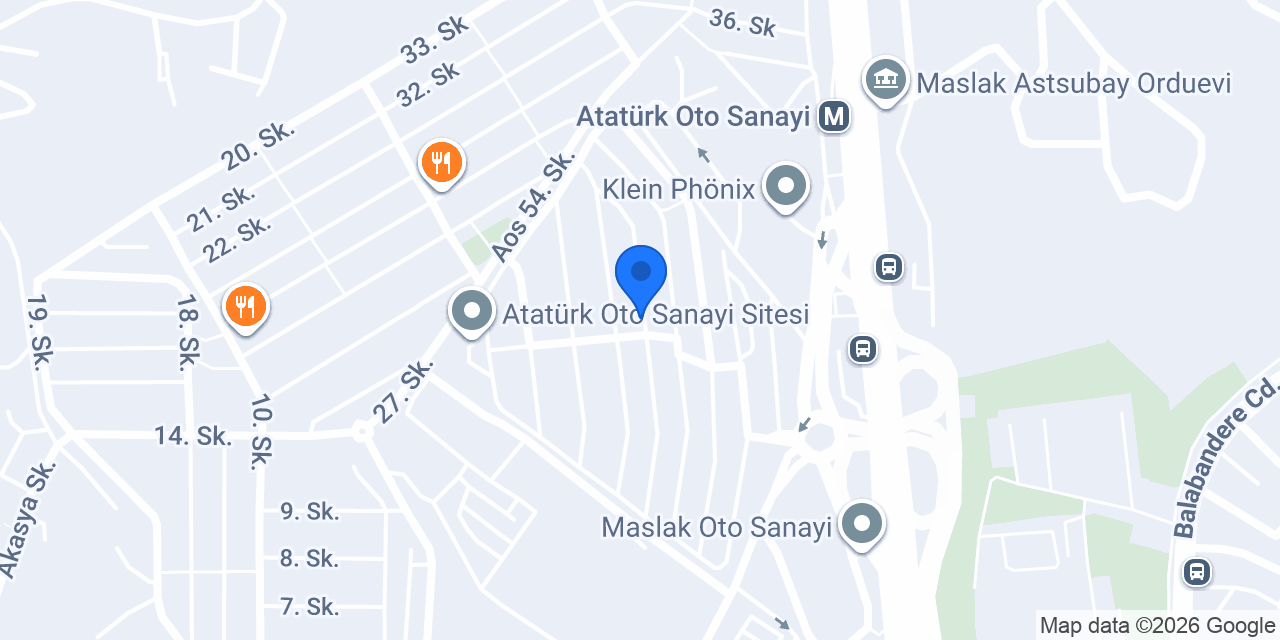 Maslak Anahtar konumu