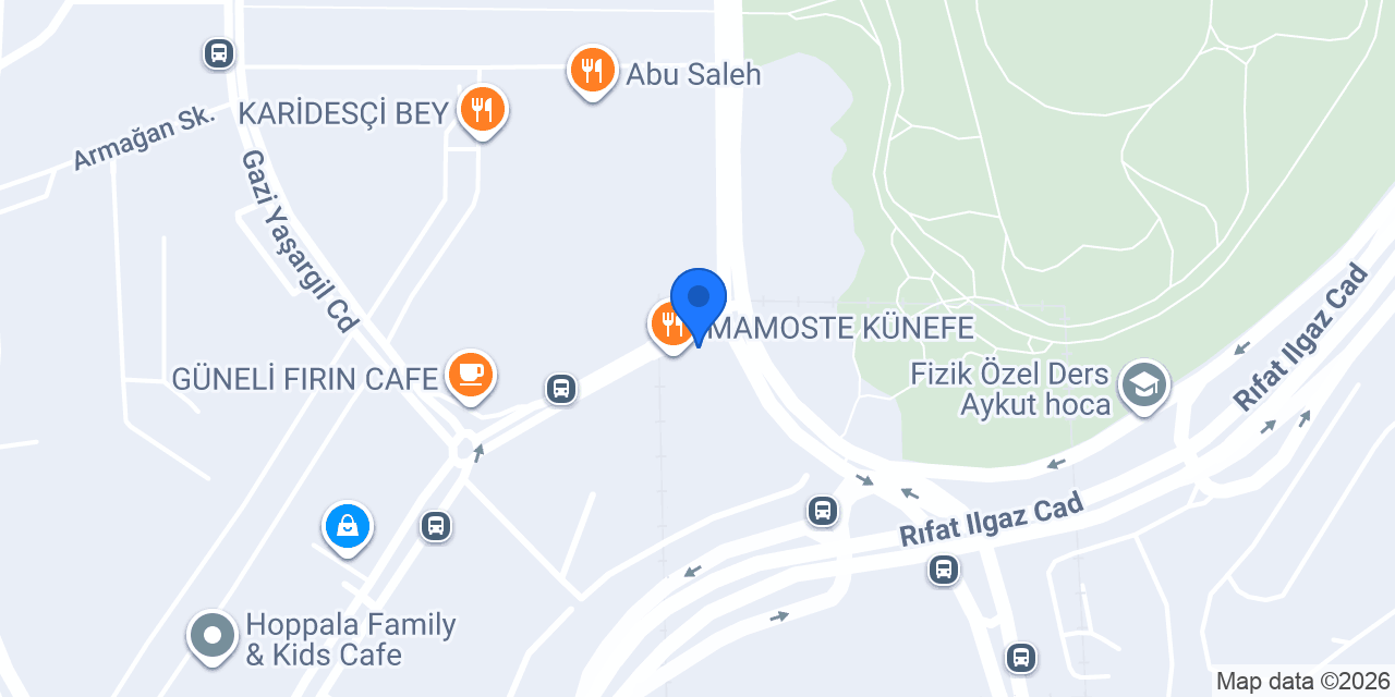 KUZEY YAKA YAPI MARKET konumu